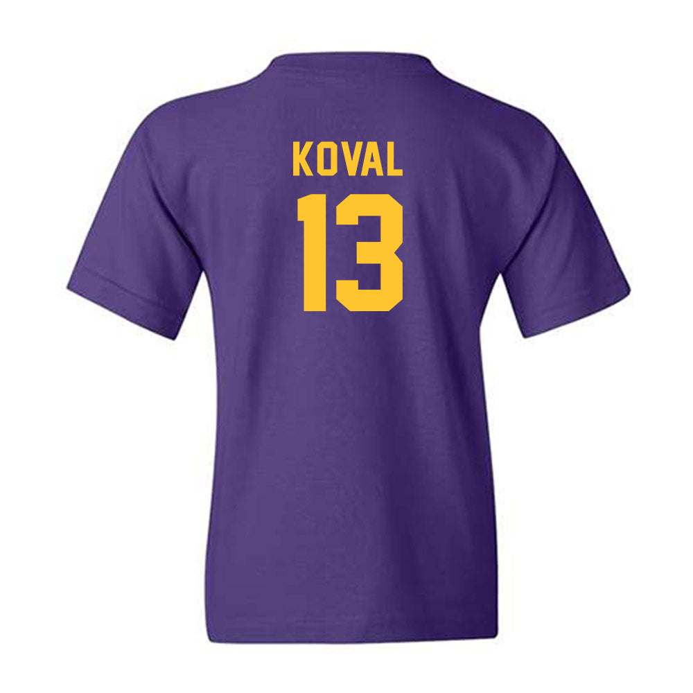 LSU - NCAA Women's Basketball : Kate Koval - Classic Shersey Youth T-Shirt-1