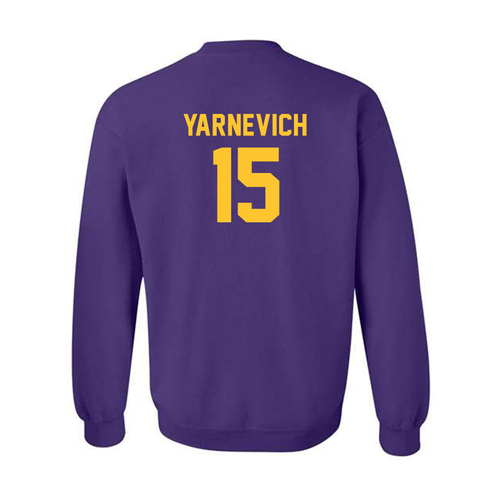 LSU - NCAA Women's Basketball : Meghan Yarnevich - Classic Shersey Crewneck Sweatshirt-1