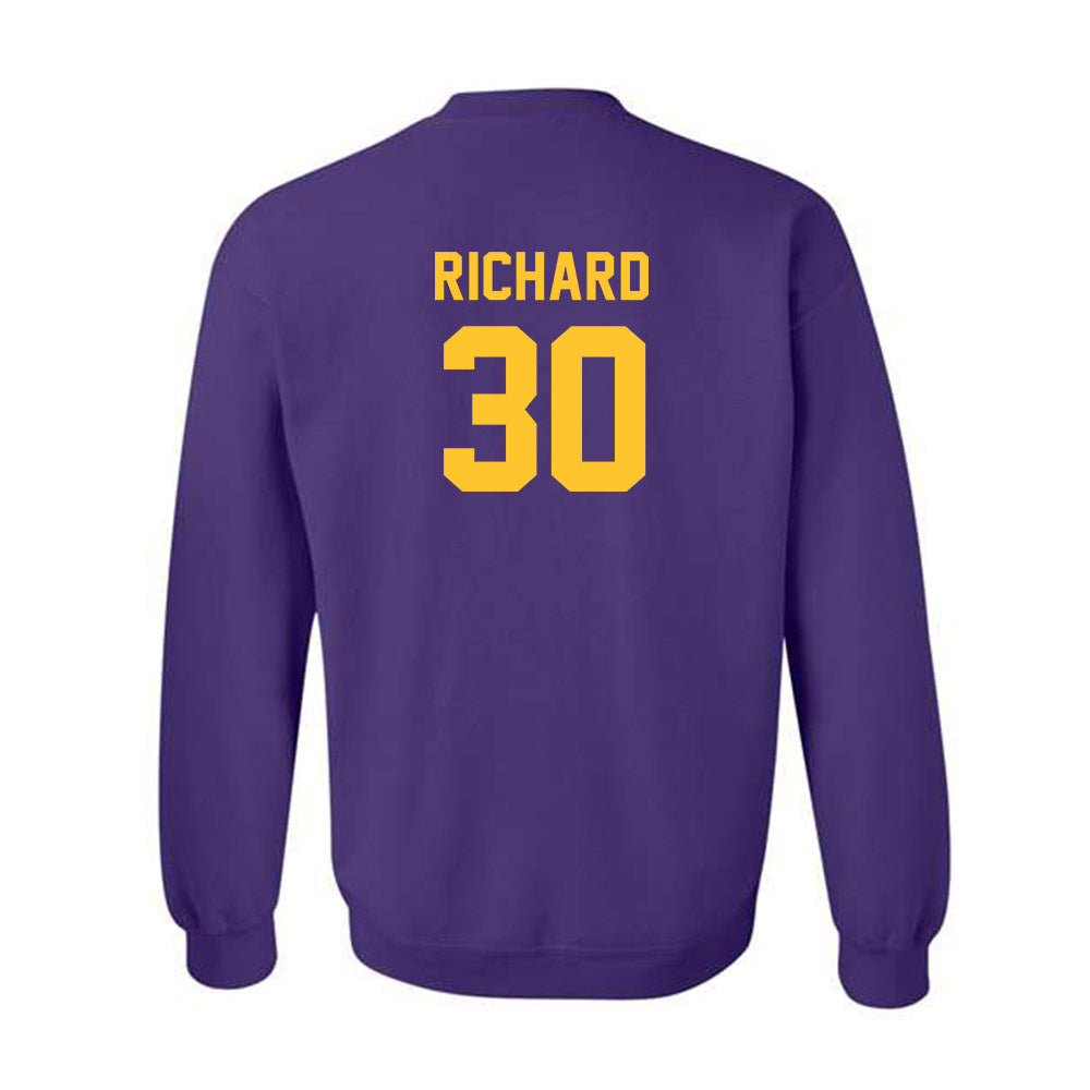 LSU - NCAA Women's Basketball : Jada Richard - Classic Shersey Crewneck Sweatshirt-1