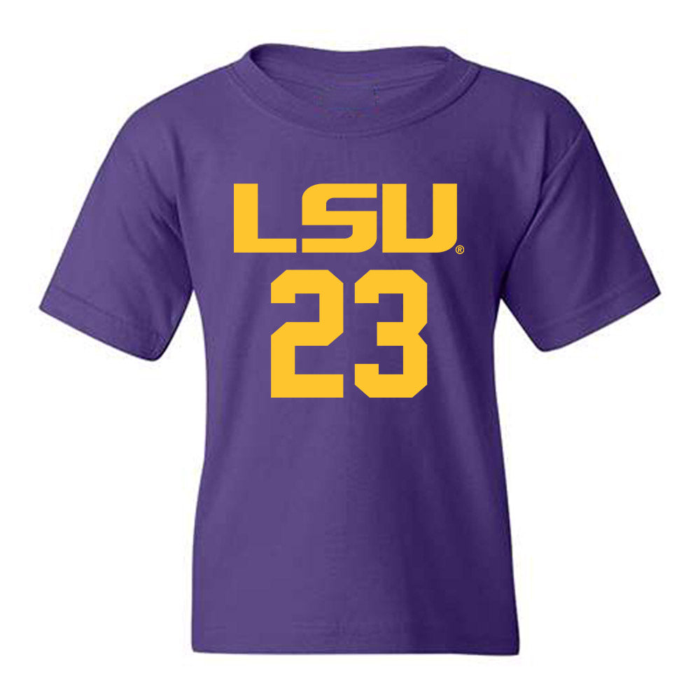 LSU - NCAA Women's Basketball : MiLaysia Fulwiley - Classic Shersey Youth T-Shirt-0