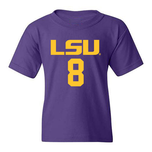 LSU - NCAA Women's Basketball : Jada Williams - Classic Shersey Youth T-Shirt-0