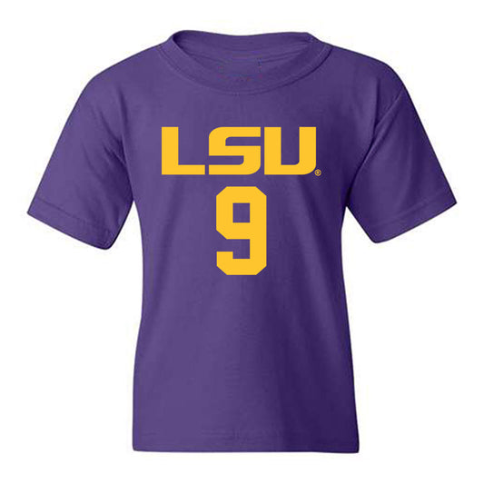 LSU - NCAA Men's Basketball : Jalen Reed - Classic Shersey Youth T-Shirt-0