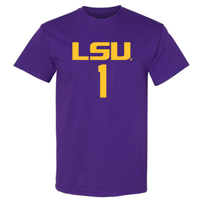 LSU - NCAA Men's Basketball : Abdi Bashir - Classic Shersey T-Shirt-0