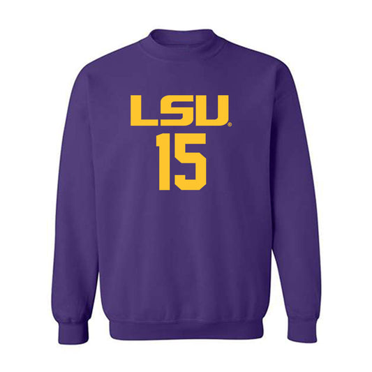 LSU - NCAA Women's Basketball : Meghan Yarnevich - Classic Shersey Crewneck Sweatshirt-0