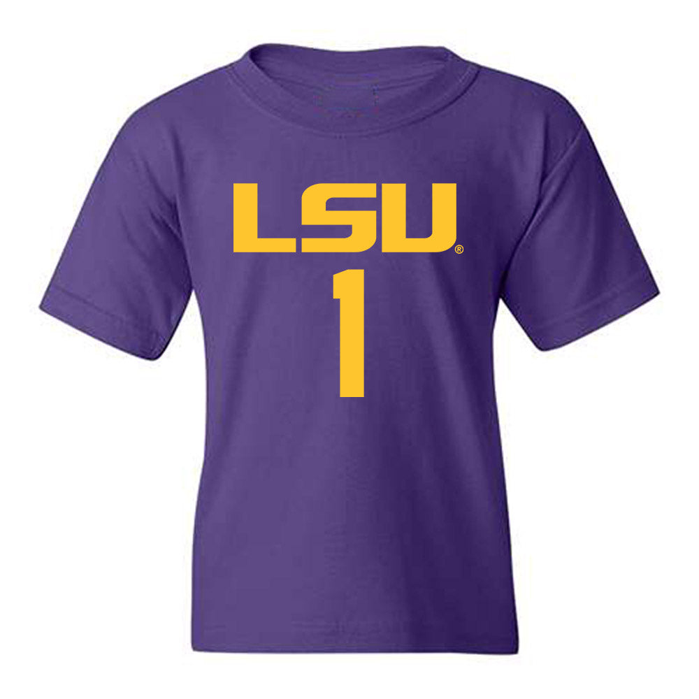 LSU - NCAA Men's Basketball : Abdi Bashir - Classic Shersey Youth T-Shirt-0