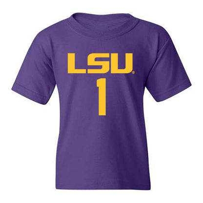 LSU - NCAA Men's Basketball : Abdi Bashir - Classic Shersey Youth T-Shirt-0