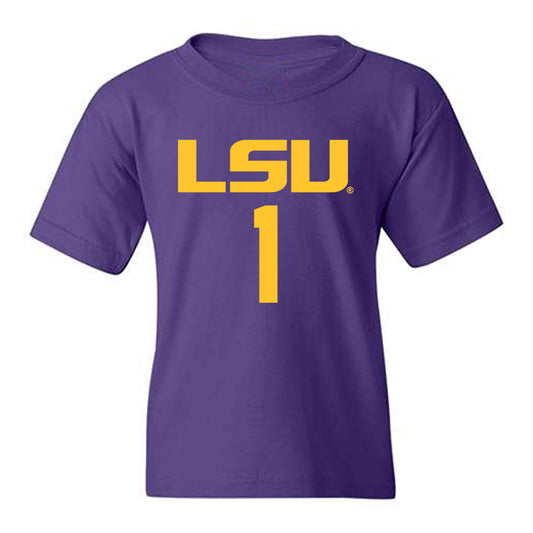 LSU - NCAA Men's Basketball : Abdi Bashir - Classic Shersey Youth T-Shirt-0