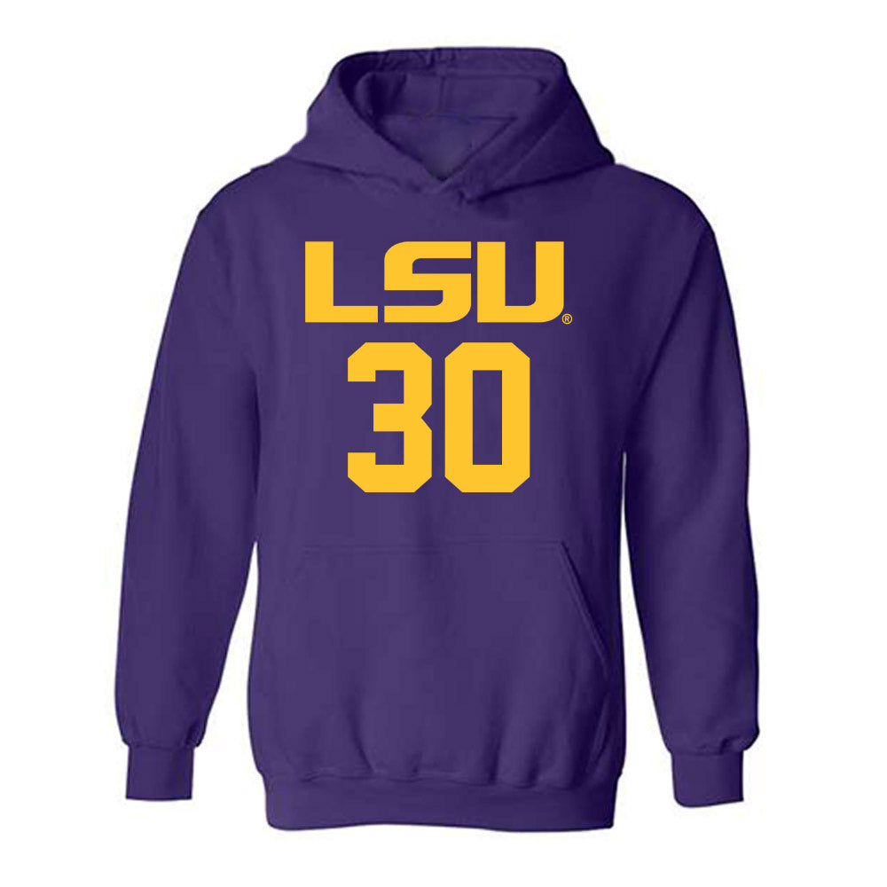 LSU - NCAA Women's Basketball : Jada Richard - Classic Shersey Hooded Sweatshirt-0
