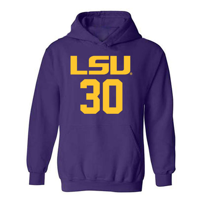 LSU - NCAA Women's Basketball : Jada Richard - Classic Shersey Hooded Sweatshirt-0