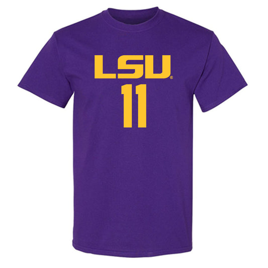 LSU - NCAA Men's Basketball : Dedan Thomas Jr. - Classic Shersey T-Shirt-0