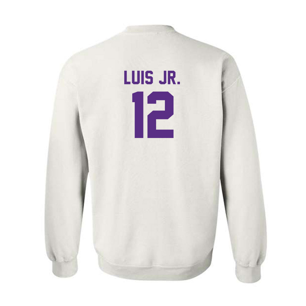LSU - NCAA Men's Basketball : RJ Luis Jr. - Classic Shersey Crewneck Sweatshirt-1