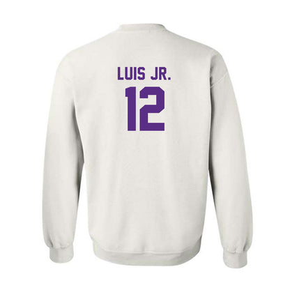 LSU - NCAA Men's Basketball : RJ Luis Jr. - Classic Shersey Crewneck Sweatshirt-1