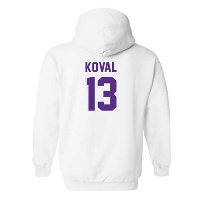 LSU - NCAA Women's Basketball : Kate Koval - Classic Shersey Hooded Sweatshirt-1