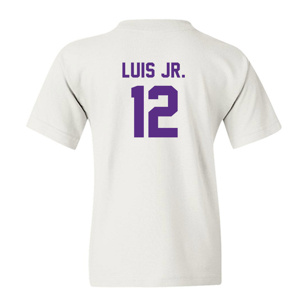 LSU - NCAA Men's Basketball : RJ Luis Jr. - Classic Shersey Youth T-Shirt-1