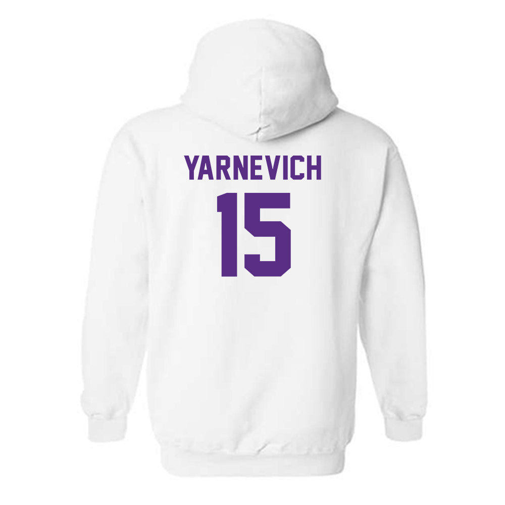 LSU - NCAA Women's Basketball : Meghan Yarnevich - Classic Shersey Hooded Sweatshirt-1