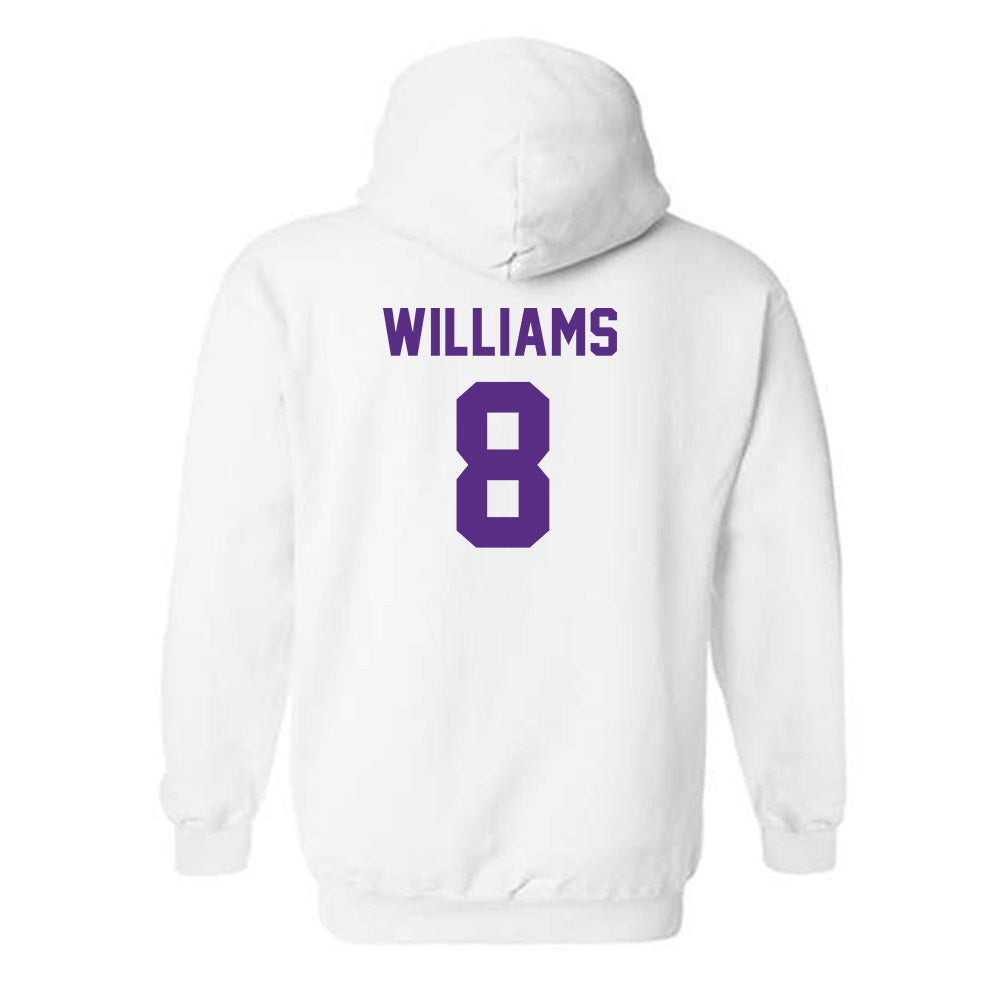 LSU - NCAA Women's Basketball : Jada Williams - Classic Shersey Hooded Sweatshirt-1