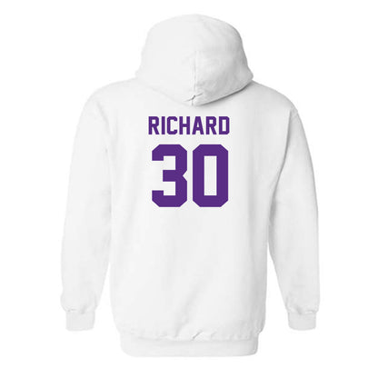 LSU - NCAA Women's Basketball : Jada Richard - Classic Shersey Hooded Sweatshirt-1