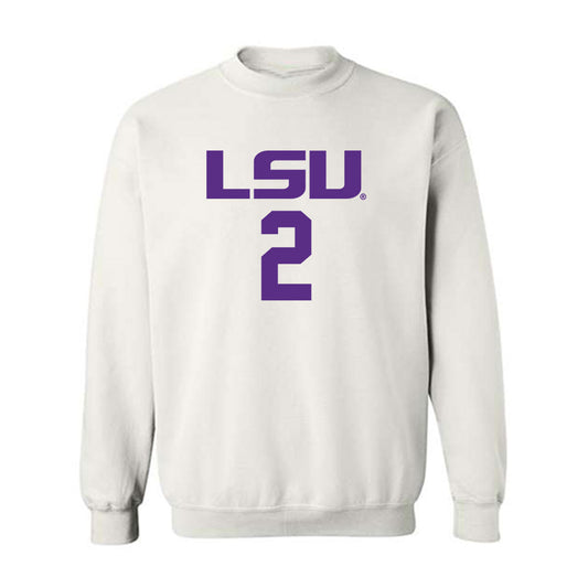 LSU - NCAA Men's Basketball : Jalen Reece - Classic Shersey Crewneck Sweatshirt-0