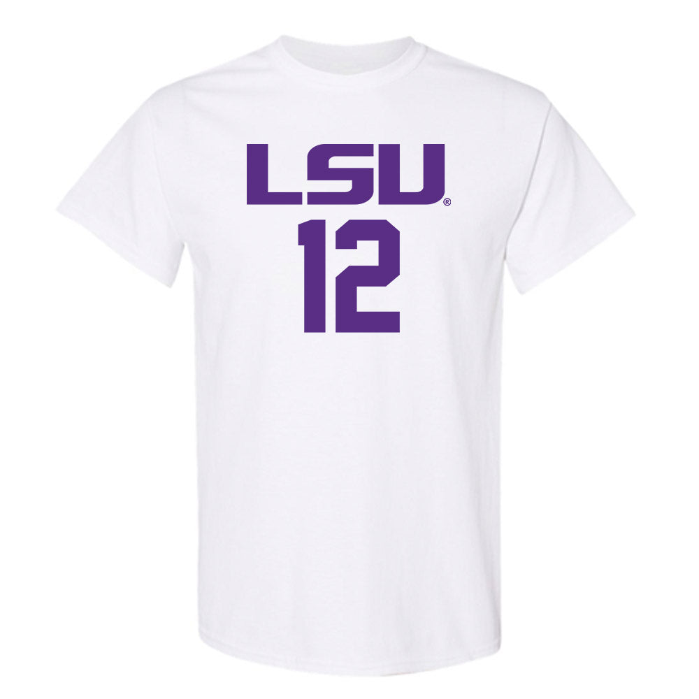 LSU - NCAA Men's Basketball : RJ Luis Jr. - Classic Shersey T-Shirt-0