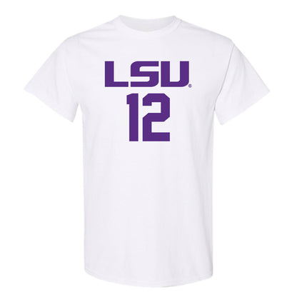 LSU - NCAA Men's Basketball : RJ Luis Jr. - Classic Shersey T-Shirt-0