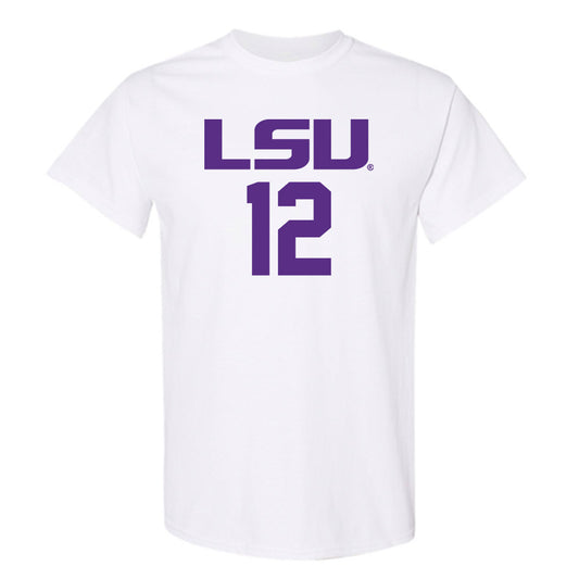 LSU - NCAA Men's Basketball : RJ Luis Jr. - Classic Shersey T-Shirt-0
