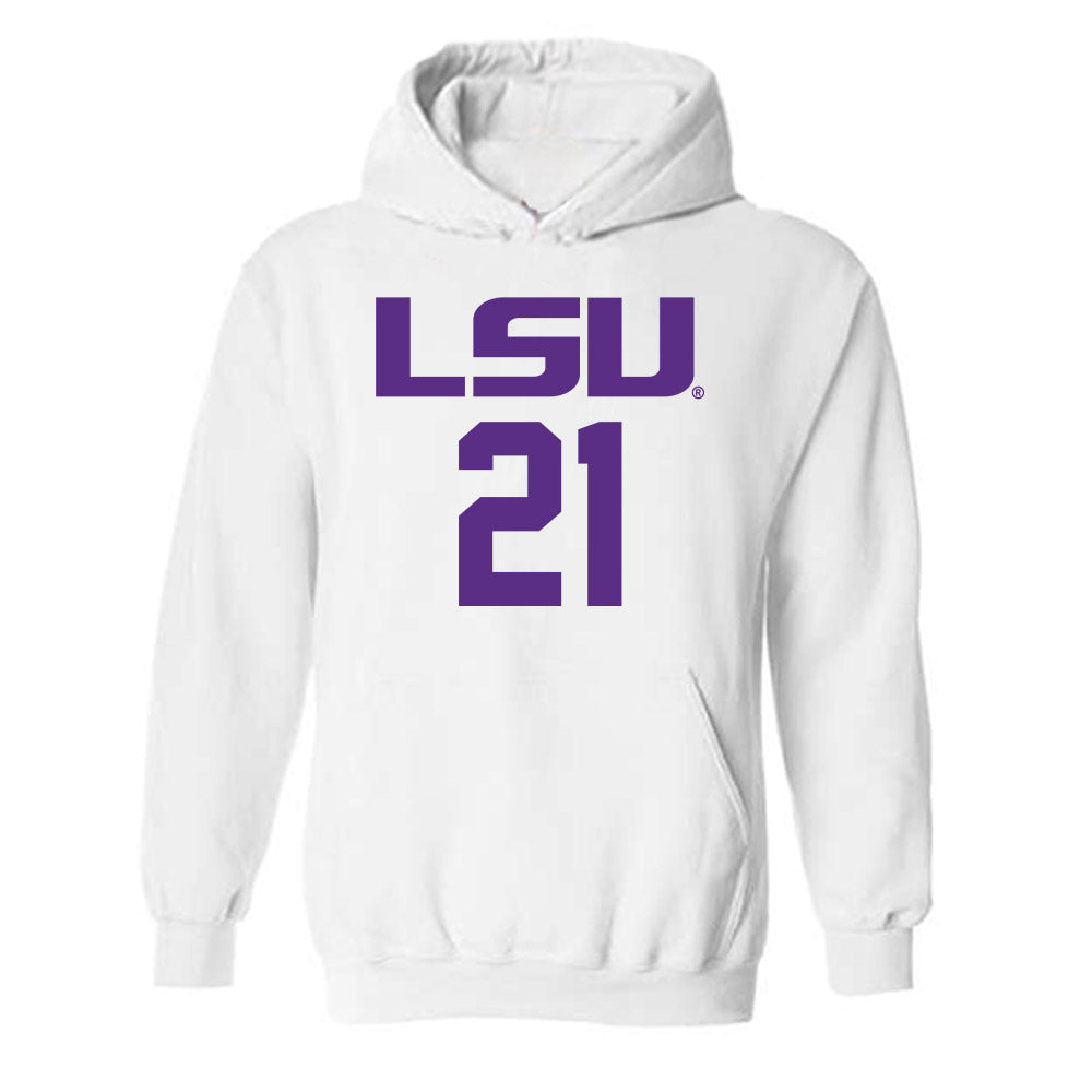 LSU - NCAA Women's Basketball : Chloe Larry - Classic Shersey Hooded Sweatshirt-0