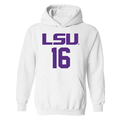 LSU - NCAA Women's Basketball : Kailyn Gilbert - Classic Shersey Hooded Sweatshirt-0