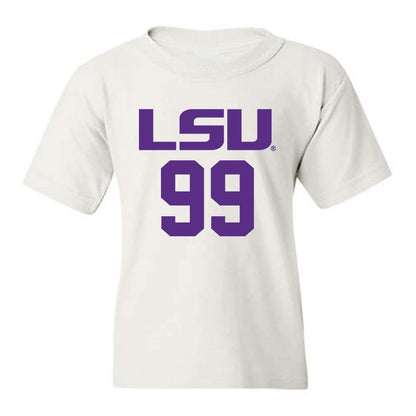LSU - NCAA Men's Basketball : Divine-Collins Ugochukwu - Classic Shersey Youth T-Shirt-0