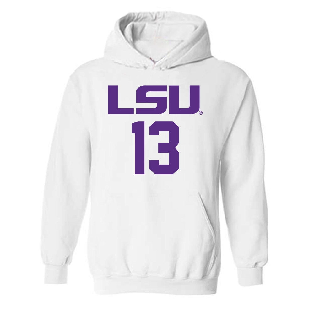 LSU - NCAA Women's Basketball : Kate Koval - Classic Shersey Hooded Sweatshirt-0