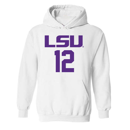 LSU - NCAA Men's Basketball : RJ Luis Jr. - Classic Shersey Hooded Sweatshirt-0