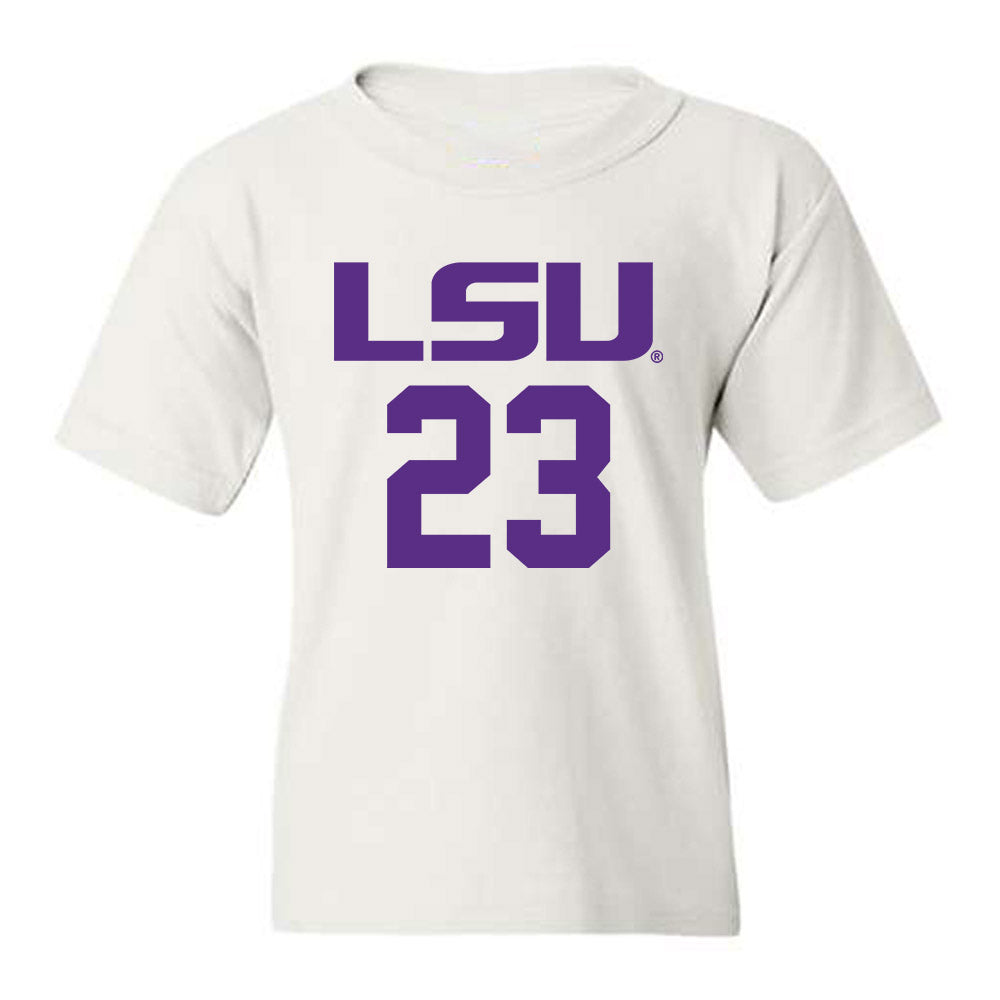 LSU - NCAA Women's Basketball : MiLaysia Fulwiley - Classic Shersey Youth T-Shirt-0