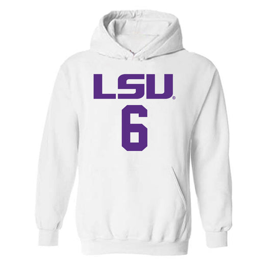 LSU - NCAA Men's Basketball : Robert Miller III - Classic Shersey Hooded Sweatshirt-0