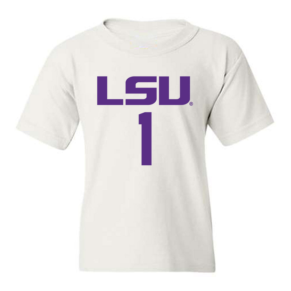 LSU - NCAA Men's Basketball : Abdi Bashir - Classic Shersey Youth T-Shirt-0