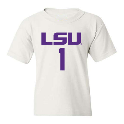 LSU - NCAA Men's Basketball : Abdi Bashir - Classic Shersey Youth T-Shirt-0