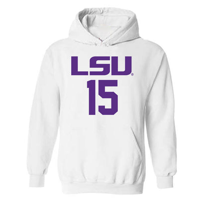 LSU - NCAA Women's Basketball : Meghan Yarnevich - Classic Shersey Hooded Sweatshirt-0
