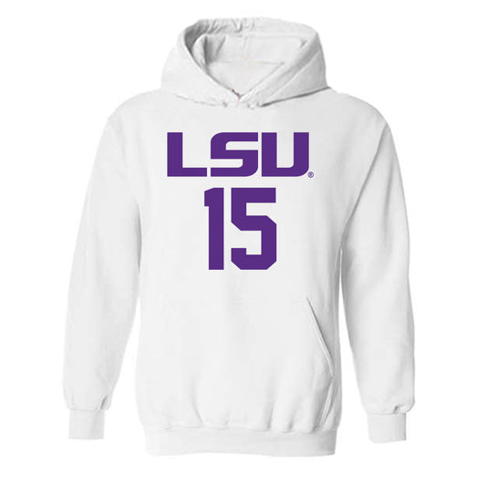 LSU - NCAA Women's Basketball : Meghan Yarnevich - Classic Shersey Hooded Sweatshirt-0