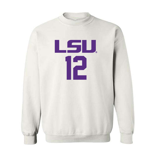 LSU - NCAA Men's Basketball : RJ Luis Jr. - Classic Shersey Crewneck Sweatshirt-0