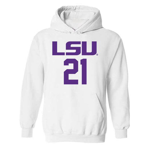 LSU - NCAA Women's Basketball : Chloe Larry - Classic Shersey Hooded Sweatshirt-0