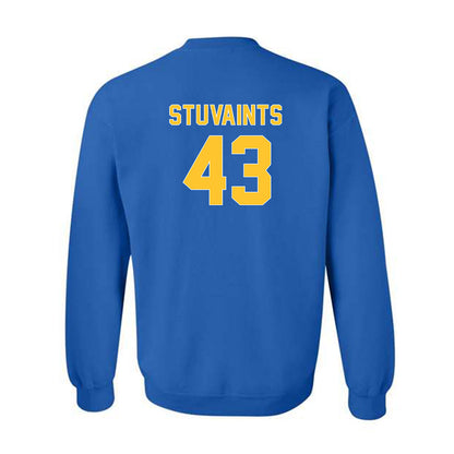 Pittsburgh - NCAA Football : Valdez Stuvaints - Generic Shersey Crewneck Sweatshirt-1