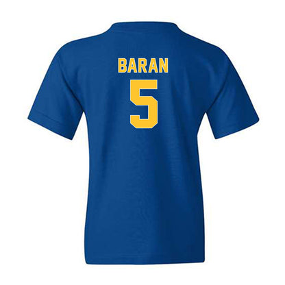 Pittsburgh - NCAA Baseball : Joey Baran - Generic Shersey Youth T-Shirt-1
