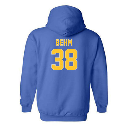 Pittsburgh - NCAA Baseball : Nolan Behm - Generic Shersey Hooded Sweatshirt-1