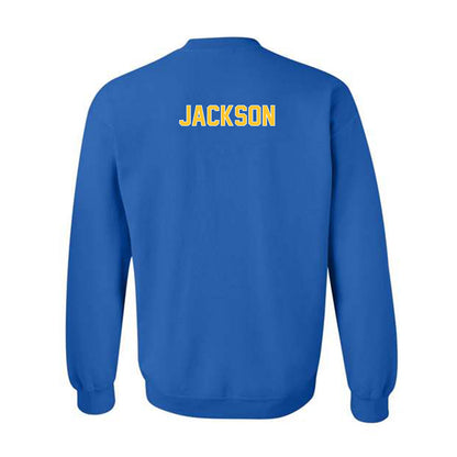 Pittsburgh - NCAA Women's Track & Field : Jaelyn Jackson - Generic Shersey Crewneck Sweatshirt-1