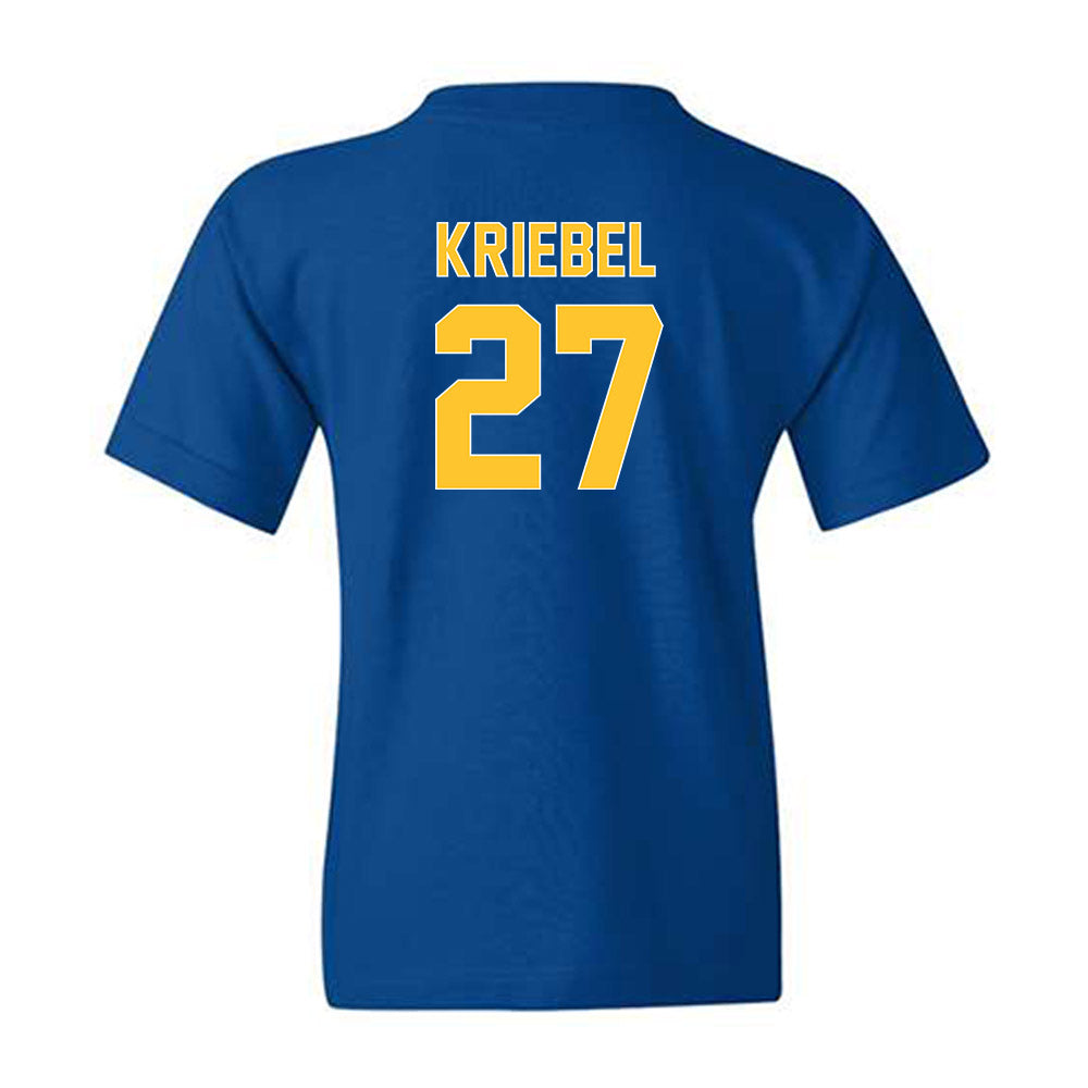 Pittsburgh - NCAA Baseball : Chase Kriebel - Generic Shersey Youth T-Shirt-1