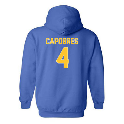 Pittsburgh - NCAA Women's Lacrosse : Anna Capobres - Generic Shersey Hooded Sweatshirt-1