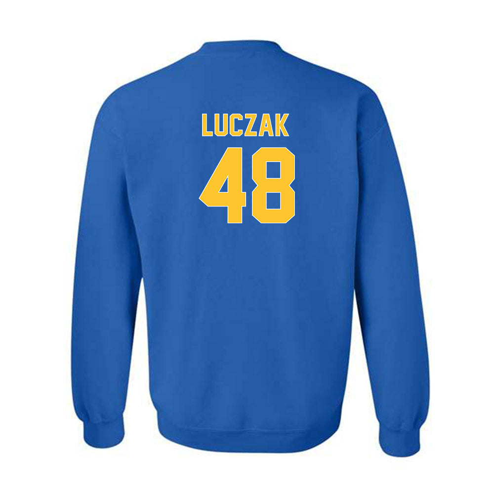 Pittsburgh - NCAA Baseball : Andrew Luczak - Generic Shersey Crewneck Sweatshirt-1