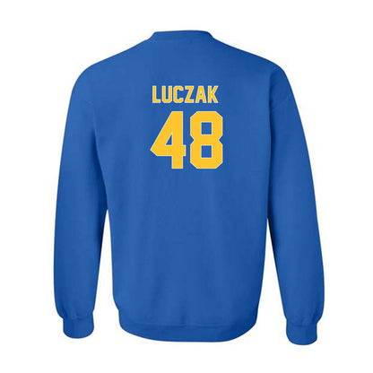 Pittsburgh - NCAA Baseball : Andrew Luczak - Generic Shersey Crewneck Sweatshirt-1