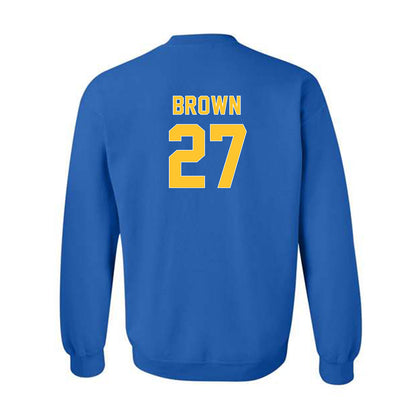 Pittsburgh - NCAA Football : Jaylin Brown - Generic Shersey Crewneck Sweatshirt-1