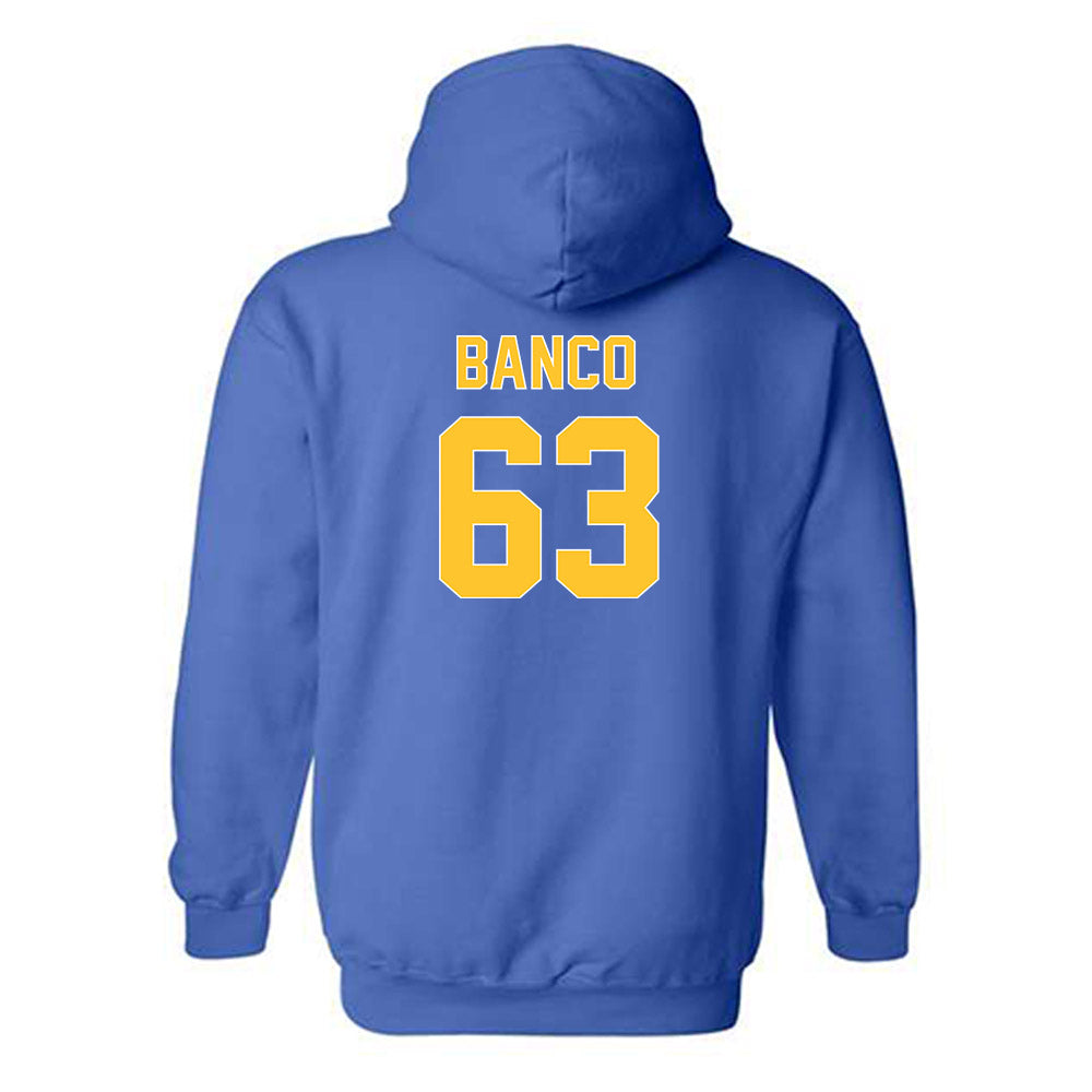 Pittsburgh - NCAA Football : Ty Banco - Generic Shersey Hooded Sweatshirt-1