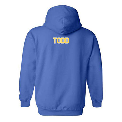 Pittsburgh - NCAA Women's Gymnastics : Emily Todd - Generic Shersey Hooded Sweatshirt-1