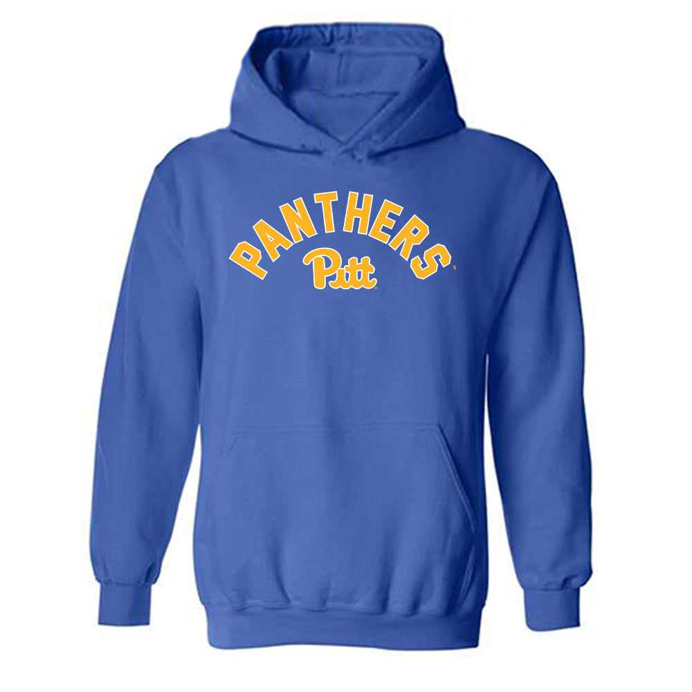 Pittsburgh - NCAA Baseball : Daniel McAuliff - Generic Shersey Hooded Sweatshirt